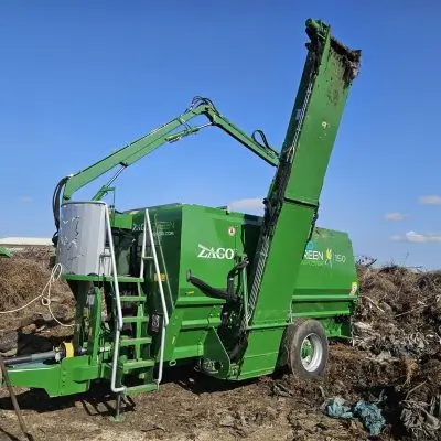 Zago 150 – mixer-tocător pentru compost și materiale organice