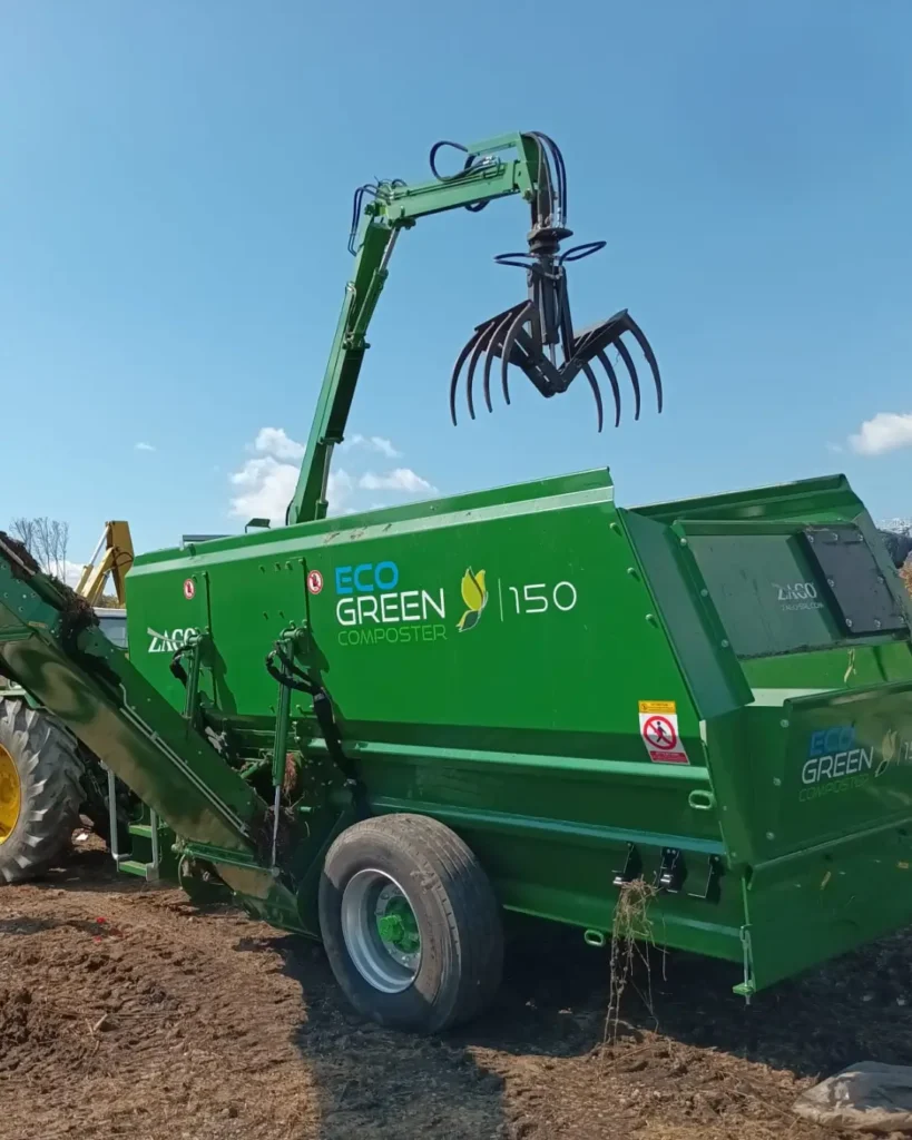 Zago 150 – mixer-tocător pentru compost și materiale organice
